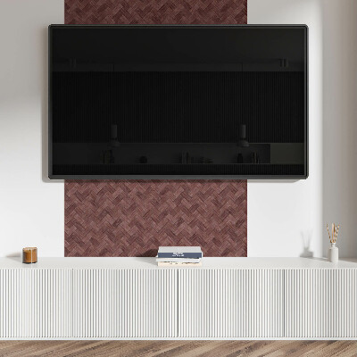 Carreaux de vinyle auto-adhésifs Motif réalisé à partir de tissages naturels