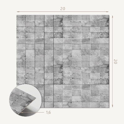 Carreaux pvc Motif de carreaux de pierre