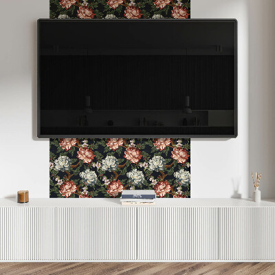Carreaux de vinyle auto-adhésifs Motif de fleurs