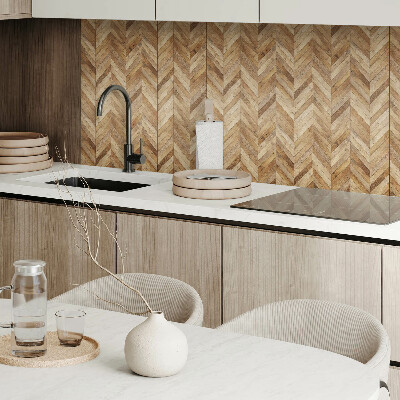 Carreaux pvc Chevrons en bois à motifs