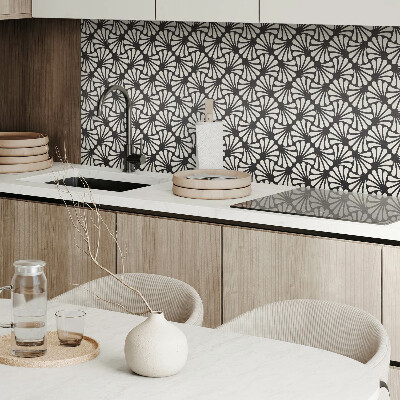 Carreaux pvc Un motif de feuille élégant avec une touche moderne