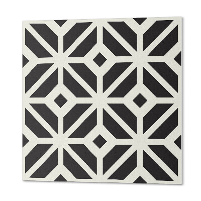 Carreaux vinyle Losanges abstraits dans une composition géométrique