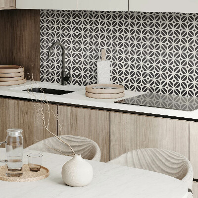 Carreaux vinyle Losanges abstraits dans une composition géométrique