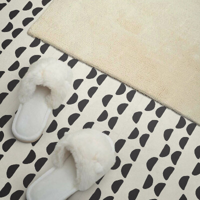 Carreaux de vinyle auto-adhésifs Croissants de lune créatifs dans un style abstrait