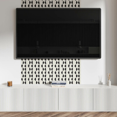 Carreaux de vinyle auto-adhésifs Croissants de lune créatifs dans un style abstrait