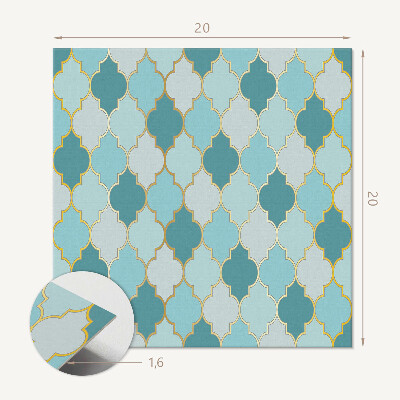 Carreaux vinyle Motifs élégants avec des motifs ondulés