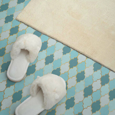 Carreaux vinyle Motifs élégants avec des motifs ondulés