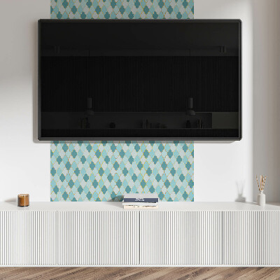 Carreaux vinyle Motifs élégants avec des motifs ondulés