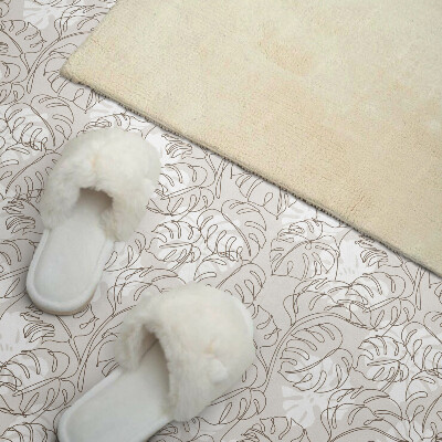 Carreaux vinyle Géométrie des feuilles dans un style minimaliste