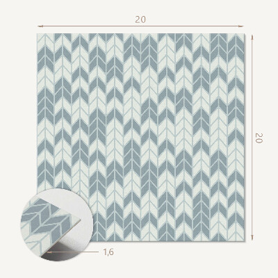 Carreaux de vinyle auto-adhésifs Motif avec des flèches