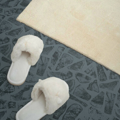 Carreaux pvc Motif en bois aux formes multiples