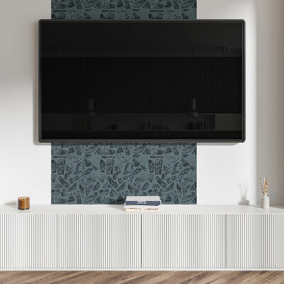 Carreaux pvc Motif en bois aux formes multiples