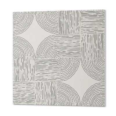 Carreaux vinyle Motif géométrique avec des lignes dynamiques