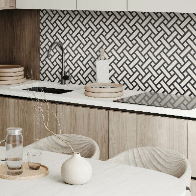 Carreaux de vinyle auto-adhésifs Des tissages géométriques au style unique