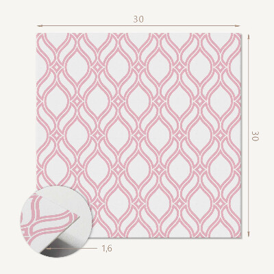 Carreaux de vinyle auto-adhésifs Motif ondulé élégant