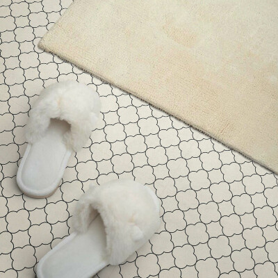 Carreaux pvc Motif de fleurs en maille