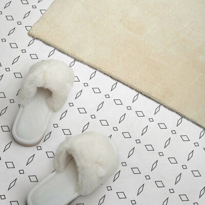 Carreaux de vinyle auto-adhésifs Motif losange de style géométrique