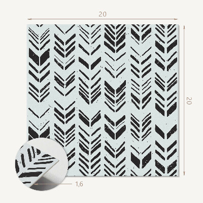 Carreaux pvc Flèches disposées en ligne