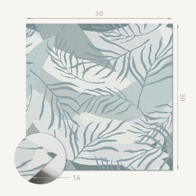 Carreaux vinyle Motif de feuilles tropicales