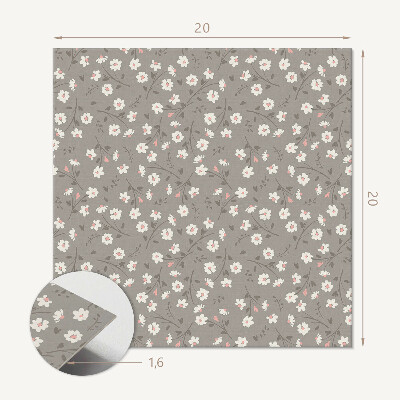 Carreaux vinyle Motif de fleurs