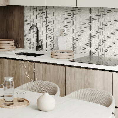 Carreaux de vinyle auto-adhésifs Formes géométriques en damier