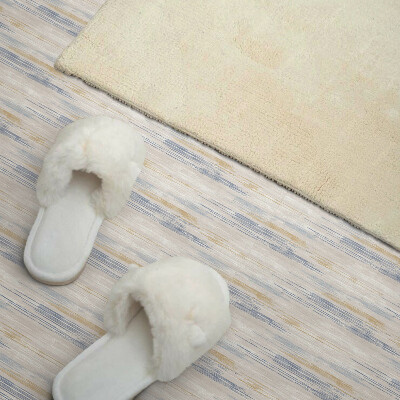 Carreaux de vinyle auto-adhésifs Rayures géométriques avec profondeur