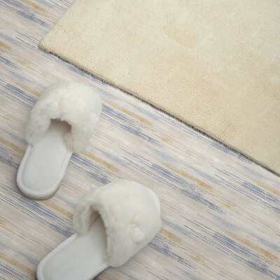 Carreaux de vinyle auto-adhésifs Rayures géométriques avec profondeur