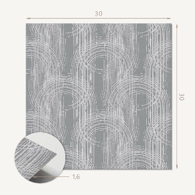 Carreaux vinyle Géométrie circulaire de style abstrait
