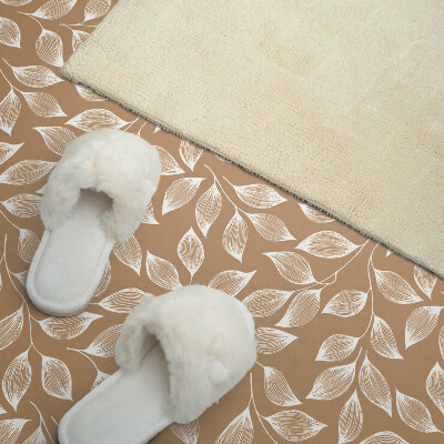 Carreaux de vinyle auto-adhésifs Motif de feuille en texture