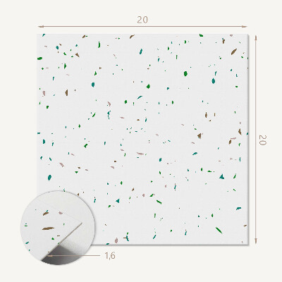 Carreaux pvc Motif à pois de style abstrait