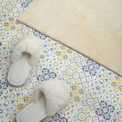 Carreaux de vinyle auto-adhésifs Composition de mosaïque ornementale
