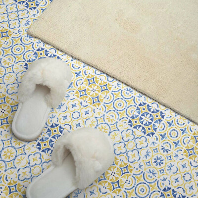 Carreaux de vinyle auto-adhésifs Composition de mosaïque ornementale