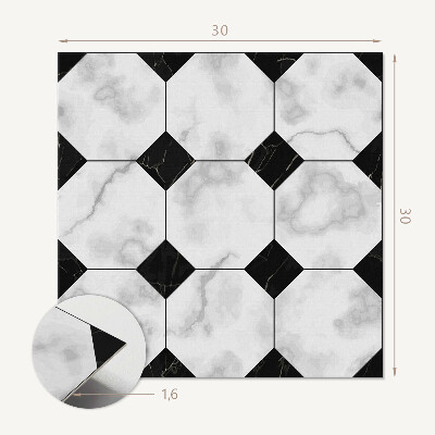 Carreaux pvc Formes élégantes en géométrie