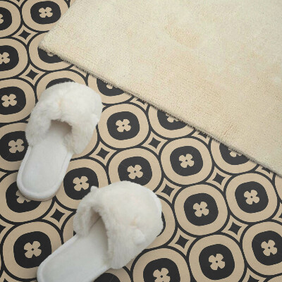 Carreaux de vinyle auto-adhésifs Motifs carrés dans un style géométrique