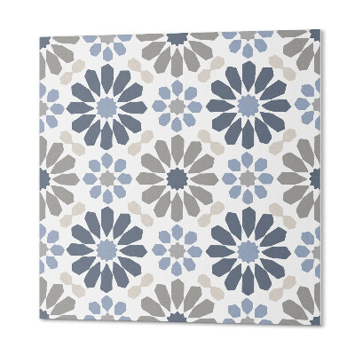 Carreaux de vinyle auto-adhésifs Motif floral symétrique
