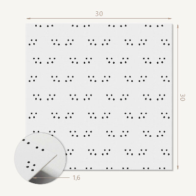 Carreaux pvc Motif à pois régulier