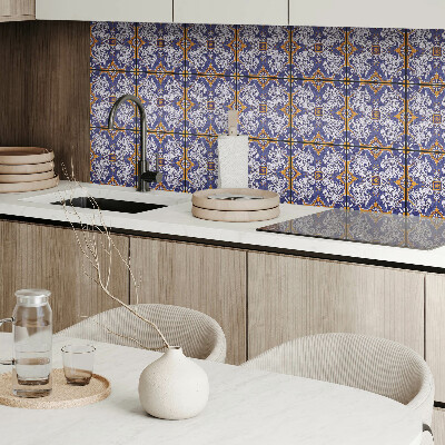 Carreaux de vinyle auto-adhésifs Motifs floraux avec détails