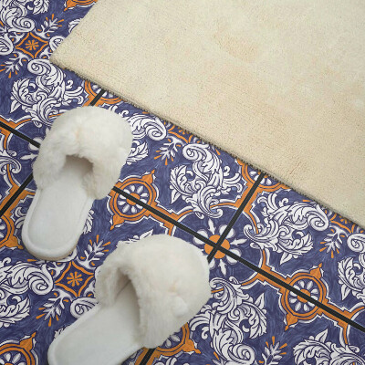 Carreaux de vinyle auto-adhésifs Motifs floraux avec détails