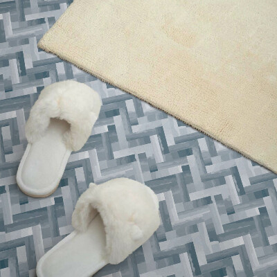 Carreaux pvc Motif à rayures en zigzag