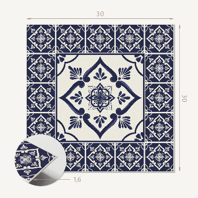 Carreaux vinyle Inspirations florales en version artistique