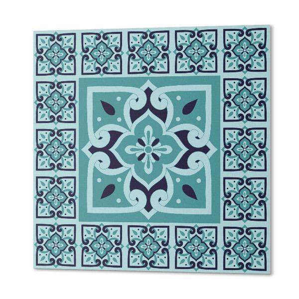 Carreaux de vinyle auto-adhésifs Motif floral dans une approche artistique