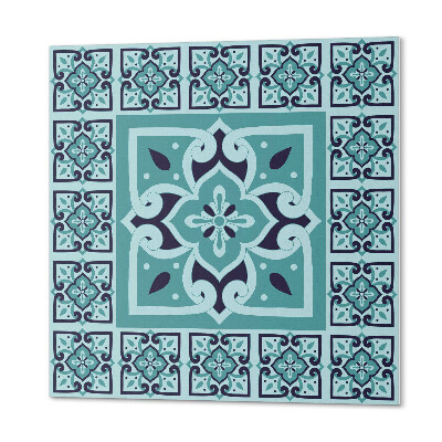 Carreaux de vinyle auto-adhésifs Motif floral dans une approche artistique