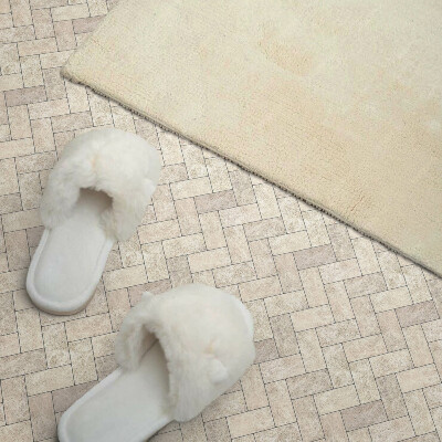 Carreaux pvc Motif à chevrons dans un style élégant