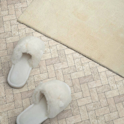 Carreaux pvc Motif à chevrons dans un style élégant