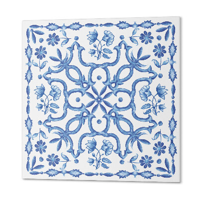 Carreaux de vinyle auto-adhésifs Motif artistique végétal