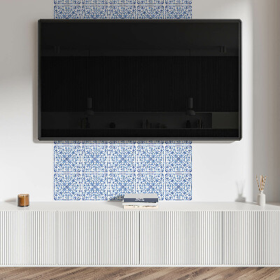 Carreaux de vinyle auto-adhésifs Motif artistique végétal