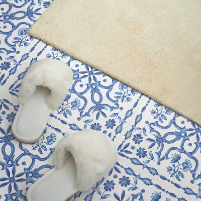 Carreaux de vinyle auto-adhésifs Motif artistique végétal