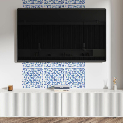 Carreaux de vinyle auto-adhésifs Motif artistique végétal