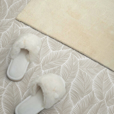 Carreaux pvc Un motif de feuille dans une combinaison harmonieuse