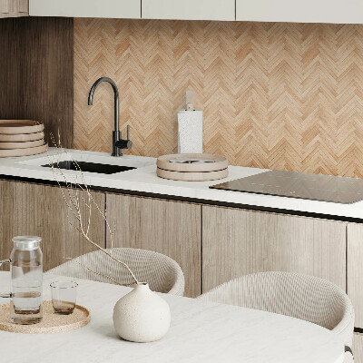 Carreaux vinyle Motif à chevrons dans l'agencement